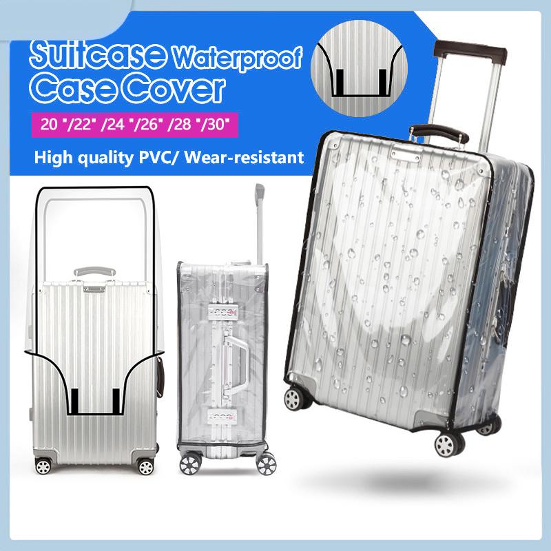 Luggage Protective Cover Transparent - Transparente Reise-Gepäckabdeckung, wasserdicht und staubdicht, aus