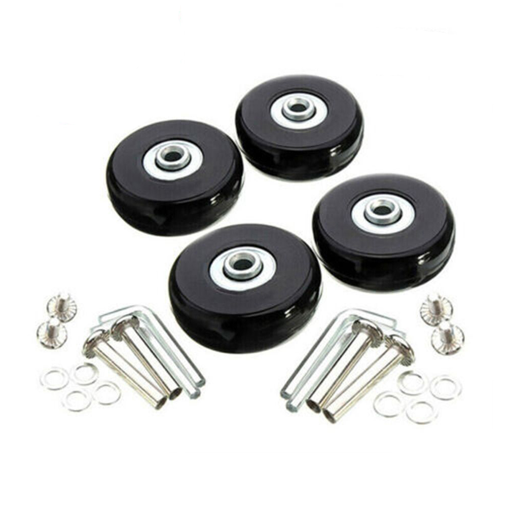 Silent Replacement Luggage Wheels - 57-59MM Langlebige Geräuschlose Dia40mm/50mm/60mm Koffer-Ersatzachsen, Reisegepäck-Rollen,