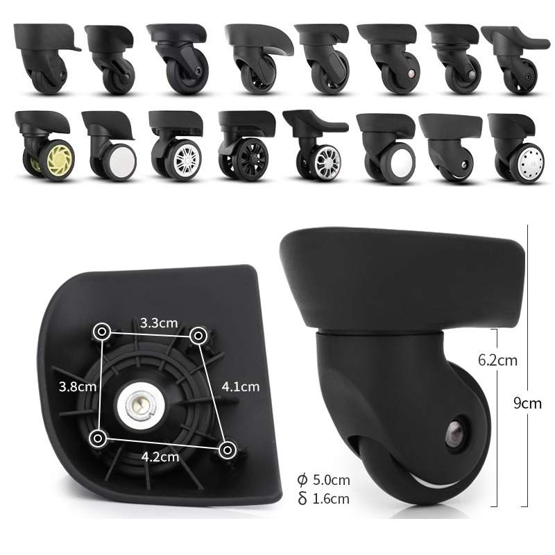 Silent Replacement Luggage Wheels - Gepäckräder für Samsonite-Zubehör, Ersatz-Tragerad, Koffer, spezieller