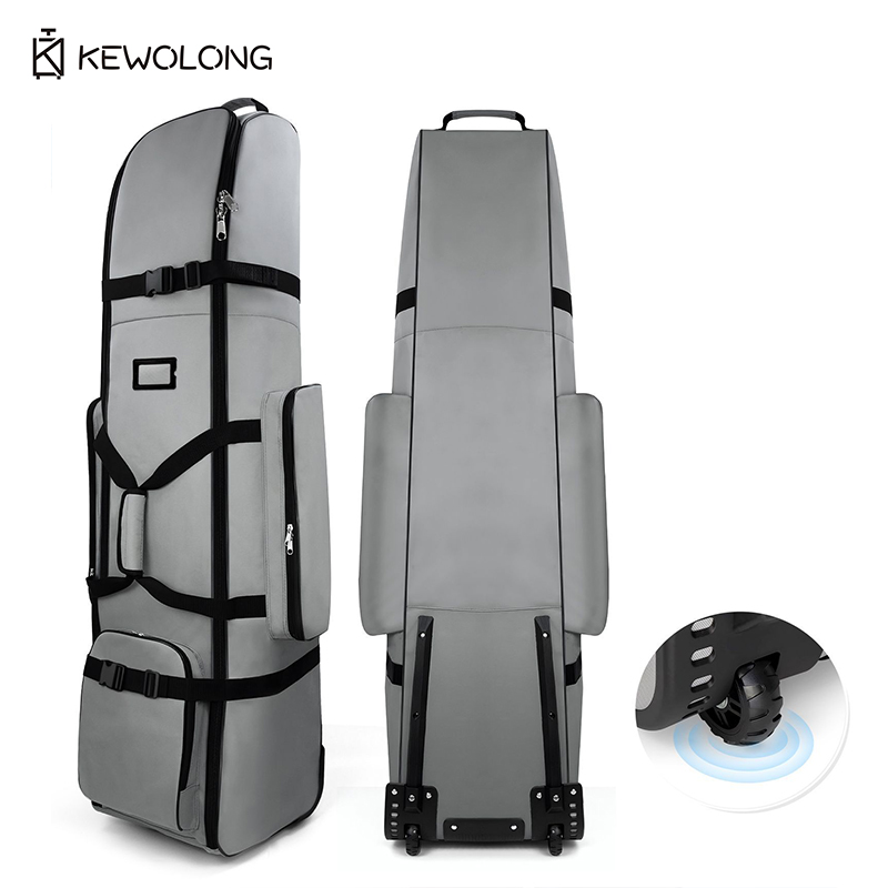Foldable Rolling Luggage Bag - Neue Golf-Reisetasche mit Übergroßen Tankrädern, Faltbare