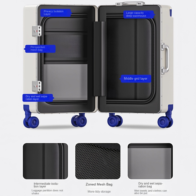 Gepäck mit Frontöffnung, breit – Aluminum Frame Carry On Luggage Bewertung und Preis