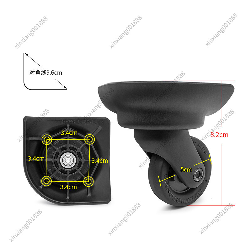 Ersatzräder für Samsonite Gepä – Silent Replacement Luggage Wheels Bewertung und Preis