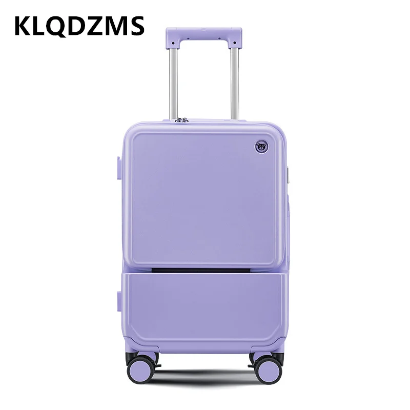 KLQDZMS Koffer mit Aluminiumra – Front Opening Laptop Luggage 24 Inch Bewertung und Preis