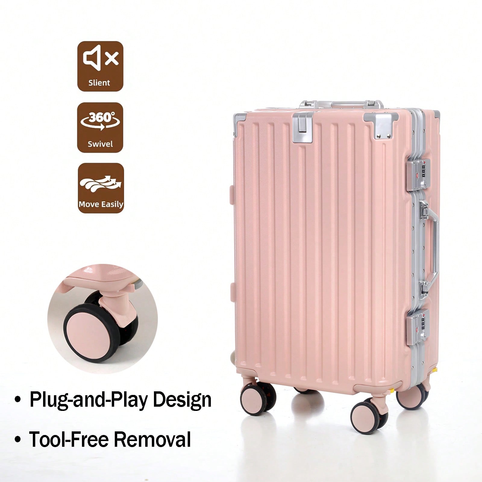 20-Zoll-Handgepäckkoffer, von  – Aluminum Frame Carry On Luggage Bewertung und Preis