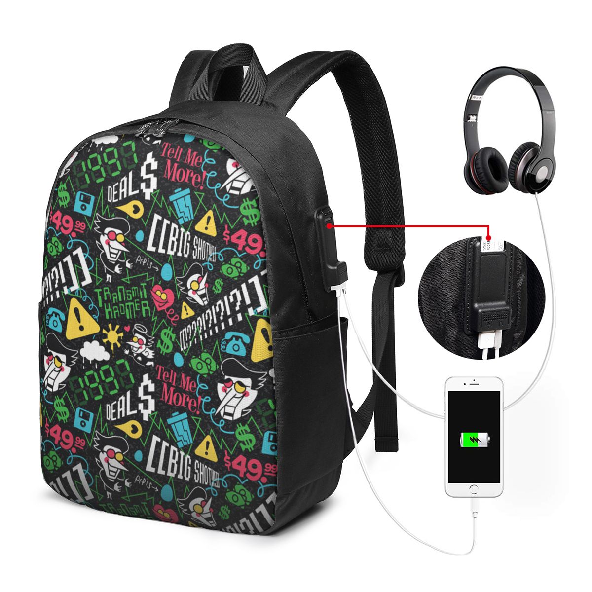 Deltarune SPAMTON G Rucksack,  – Backpacks Bewertung und Preis