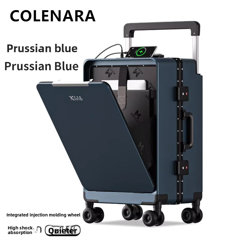 COLENARA ABS+PC Koffer mit Fro – Front Opening Laptop Luggage 24 Inch Bewertung und Preis
