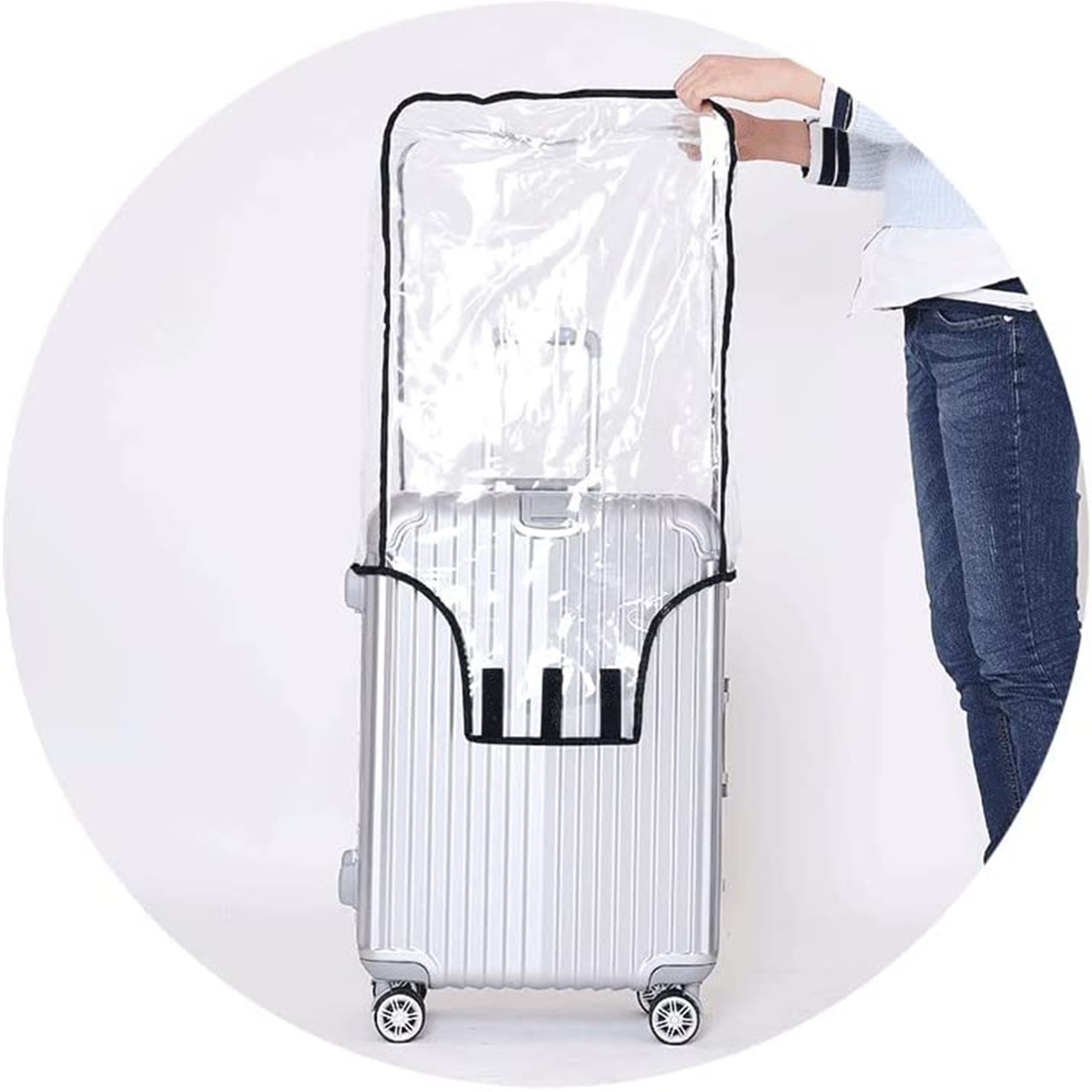 Neue Vollständig Transparente  – Waterproof Suitcase Cover Protector Bewertung und Preis