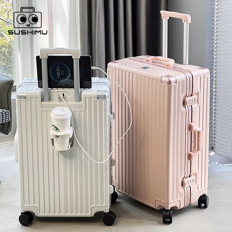 SUSHIMU Handgepäck mit Tassent – Spinner Wheel Rolling Suitcase 20 Inch Bewertung und Preis