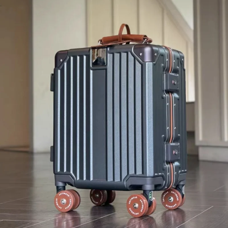 14'' Rollkoffer Leichter Reise – Aluminum Frame Carry On Luggage Bewertung und Preis