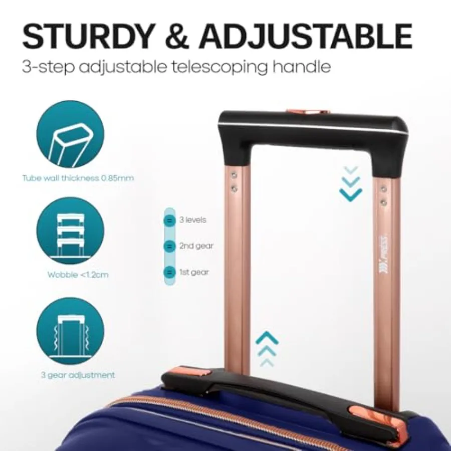 2-teiliges Set, 14/20 Zoll, Ha – Expandable Hard Shell Luggage Set Bewertung und Preis