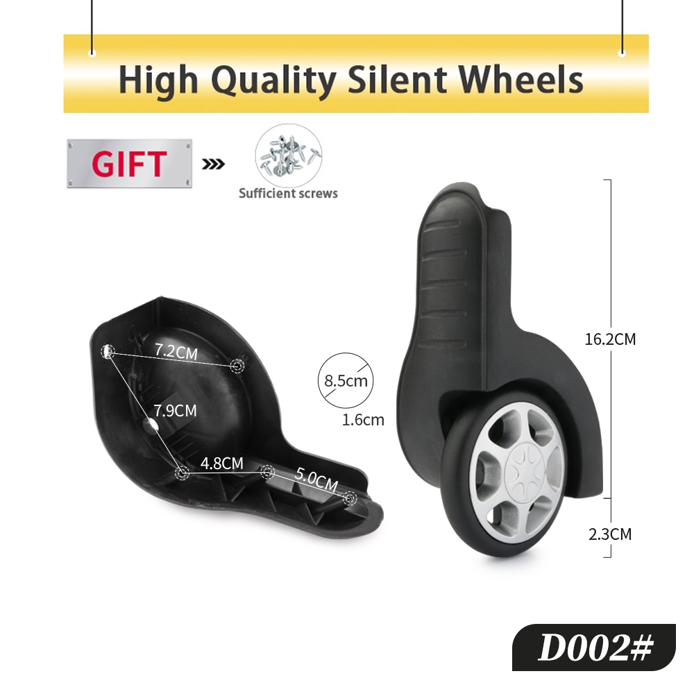 Gepäck fixiert, hochwertiges L – Silent Replacement Luggage Wheels Bewertung und Preis