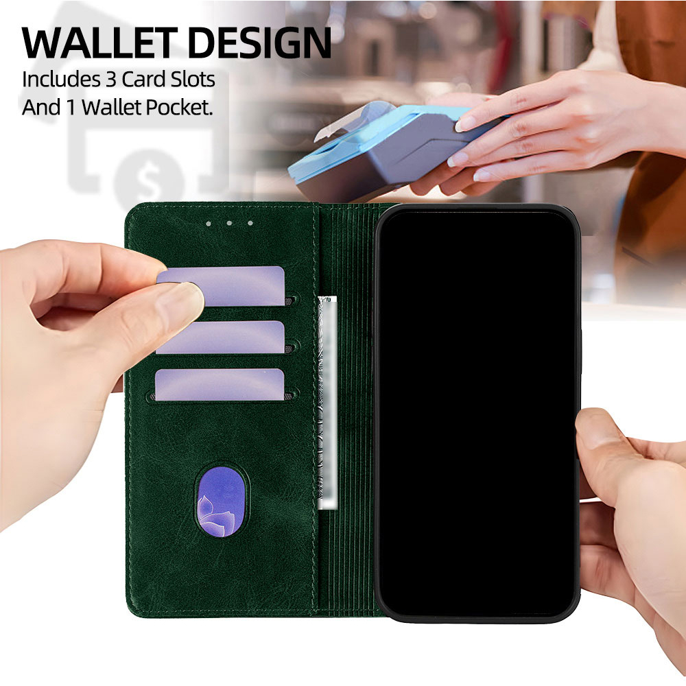 Magnetisches Leder-Blumenmuste – Wallets Bewertung und Preis
