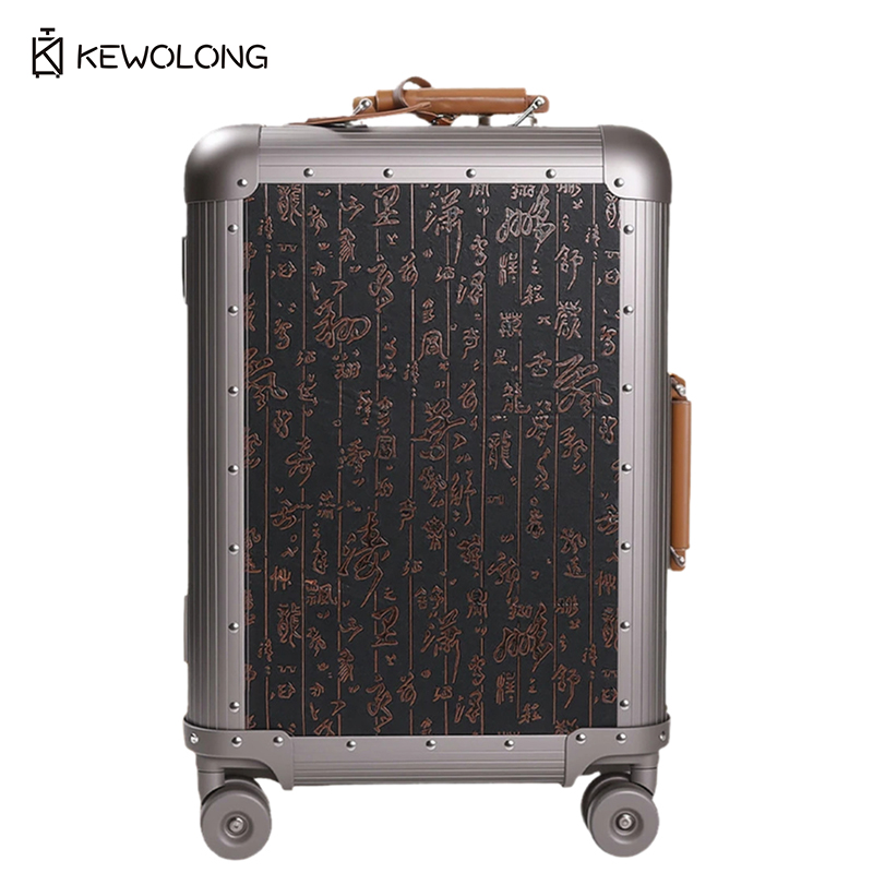 Vollständig aus Aluminium-Magn – Spinner Wheel Rolling Suitcase 20 Inch Bewertung und Preis