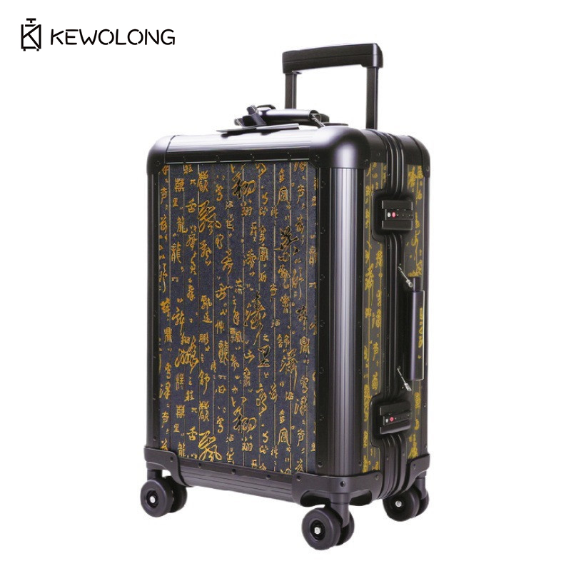 Vollständig aus Aluminium-Magn – Spinner Wheel Rolling Suitcase 20 Inch Bewertung und Preis