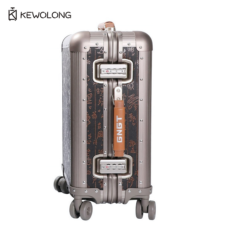 Vollständig aus Aluminium-Magn – Spinner Wheel Rolling Suitcase 20 Inch Bewertung und Preis