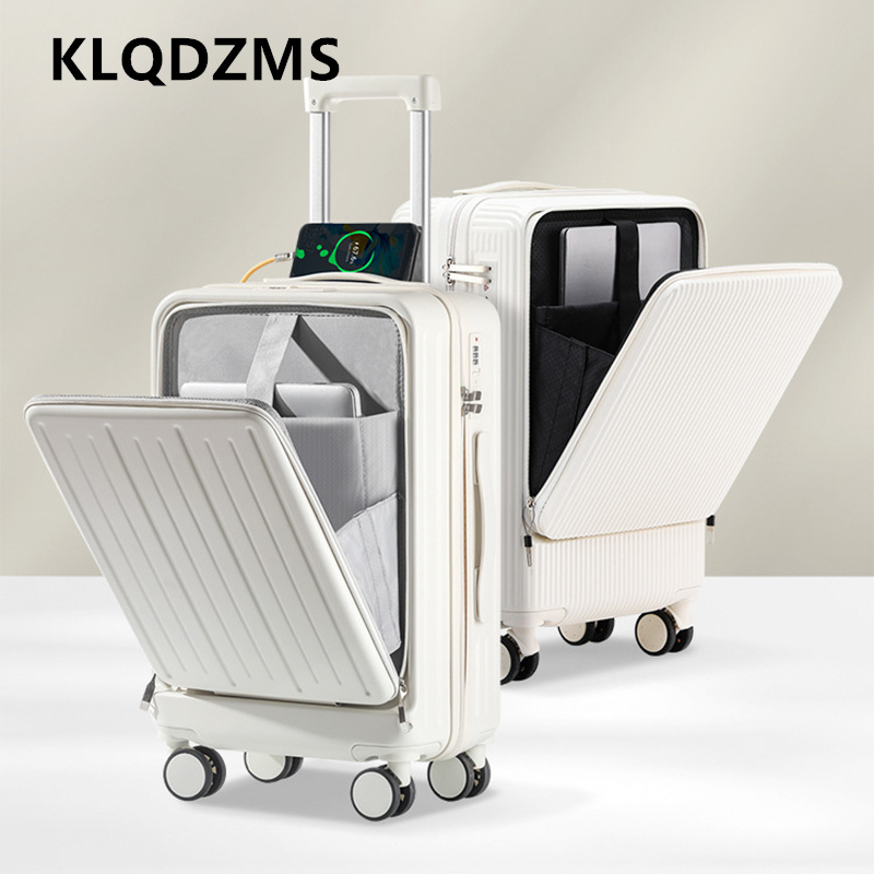 KLQDZMS 20-Zoll-Ladekoffer mit – Front Opening Laptop Luggage 24 Inch Bewertung und Preis