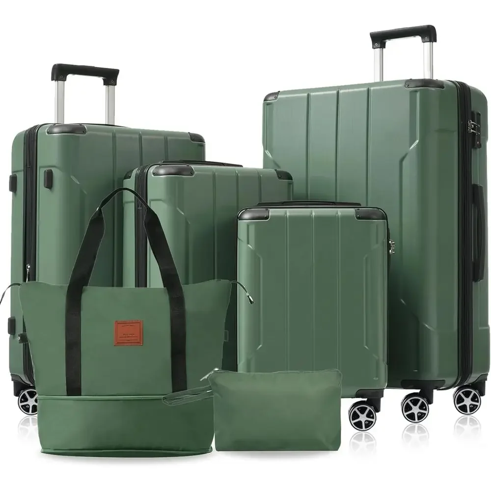 6-teiliges Erweiterbares Harts – Expandable Hard Shell Luggage Set Bewertung und Preis