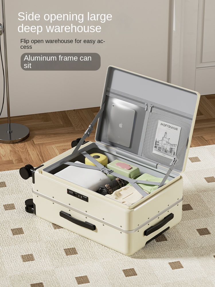 Gepäck mit seitlicher Öffnung, – Aluminum Frame Carry On Luggage Bewertung und Preis